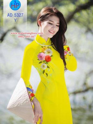 Vải áo dài Hoa Cúc kiểu mới AD 5327 19 1563290307 528 Vai ao dai Hoa Cuc kieu moi AD 5327