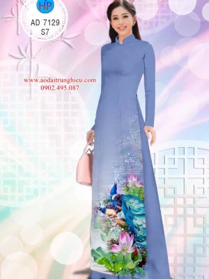 1563291077 135 Vai ao dai Cong va Hoa Sen thiet ke 2019