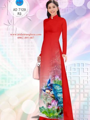 1563291077 144 Vai ao dai Cong va Hoa Sen thiet ke 2019