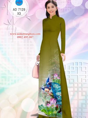 1563291077 376 Vai ao dai Cong va Hoa Sen thiet ke 2019