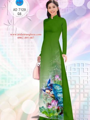 1563291077 382 Vai ao dai Cong va Hoa Sen thiet ke 2019