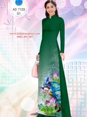 1563291077 513 Vai ao dai Cong va Hoa Sen thiet ke 2019