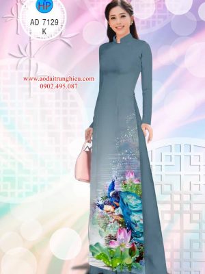 1563291077 93 Vai ao dai Cong va Hoa Sen thiet ke 2019