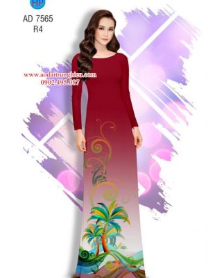 Vải áo dài Hoa văn mùa hè kiểu mới AD 7565 22 1563291442 428 Vai ao dai Hoa van mua he kieu moi AD