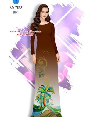 Vải áo dài Hoa văn mùa hè kiểu mới AD 7565 35 1563291442 442 Vai ao dai Hoa van mua he kieu moi AD