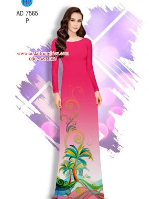 Vải áo dài Hoa văn mùa hè kiểu mới AD 7565 24 1563291442 490 Vai ao dai Hoa van mua he kieu moi AD