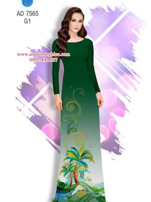 Vải áo dài Hoa văn mùa hè kiểu mới AD 7565 28 1563291442 61 Vai ao dai Hoa van mua he kieu moi AD