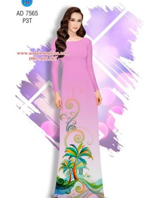 Vải áo dài Hoa văn mùa hè kiểu mới AD 7565 25 1563291442 717 Vai ao dai Hoa van mua he kieu moi AD