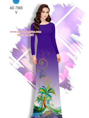 Vải áo dài Hoa văn mùa hè kiểu mới AD 7565 21 1563291442 816 Vai ao dai Hoa van mua he kieu moi AD