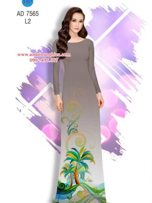 Vải áo dài Hoa văn mùa hè kiểu mới AD 7565 27 1563291442 846 Vai ao dai Hoa van mua he kieu moi AD