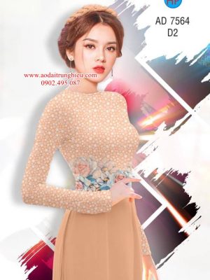 Vải áo dài Hoa in 3D kiểu mới AD 7564 34 1563291952 387 Vai ao dai Hoa in 3D kieu moi AD 7564