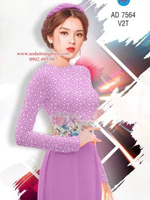 Vải áo dài Hoa in 3D kiểu mới AD 7564 27 1563291952 494 Vai ao dai Hoa in 3D kieu moi AD 7564