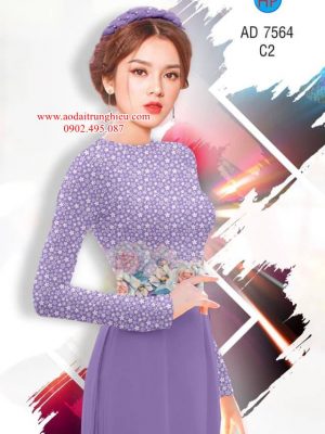 Vải áo dài Hoa in 3D kiểu mới AD 7564 33 1563291952 523 Vai ao dai Hoa in 3D kieu moi AD 7564