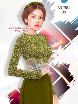 Vải áo dài Hoa in 3D kiểu mới AD 7564 26 1563291952 693 Vai ao dai Hoa in 3D kieu moi AD 7564