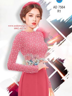 Vải áo dài Hoa in 3D kiểu mới AD 7564 35 1563291953 396 Vai ao dai Hoa in 3D kieu moi AD 7564