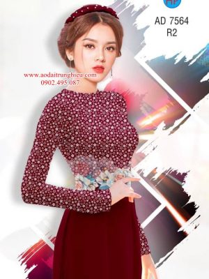 Vải áo dài Hoa in 3D kiểu mới AD 7564 37 1563291953 663 Vai ao dai Hoa in 3D kieu moi AD 7564