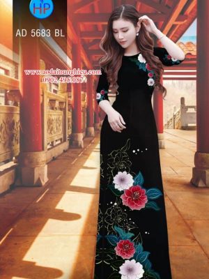 Vải áo dài Hoa in 3D kiểu mới AD 5683 24 1563292081 702 Vai ao dai Hoa in 3D kieu moi AD 5683