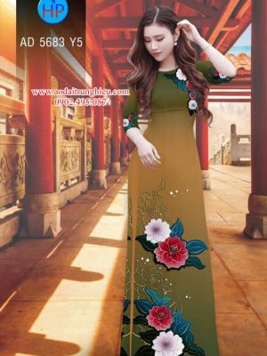 Vải áo dài Hoa in 3D kiểu mới AD 5683 21 1563292081 959 Vai ao dai Hoa in 3D kieu moi AD 5683