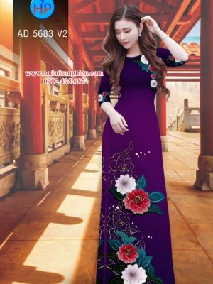 Vải áo dài Hoa in 3D kiểu mới AD 5683 30 1563292082 252 Vai ao dai Hoa in 3D kieu moi AD 5683