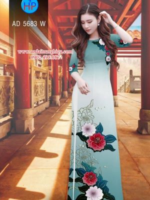Vải áo dài Hoa in 3D kiểu mới AD 5683 28 1563292082 276 Vai ao dai Hoa in 3D kieu moi AD 5683