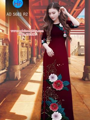 Vải áo dài Hoa in 3D kiểu mới AD 5683 33 1563292082 371 Vai ao dai Hoa in 3D kieu moi AD 5683