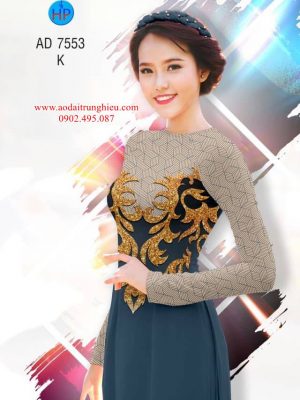 Vải áo dài Hoa văn sang chảnh mới ra AD 7553 27 1563292226 209 Vai ao dai Hoa van sang chanh moi ra AD