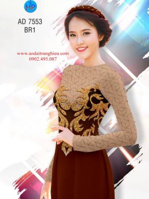 Vải áo dài Hoa văn sang chảnh mới ra AD 7553 23 1563292226 302 Vai ao dai Hoa van sang chanh moi ra AD