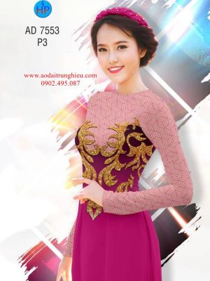 Vải áo dài Hoa văn sang chảnh mới ra AD 7553 25 1563292226 558 Vai ao dai Hoa van sang chanh moi ra AD