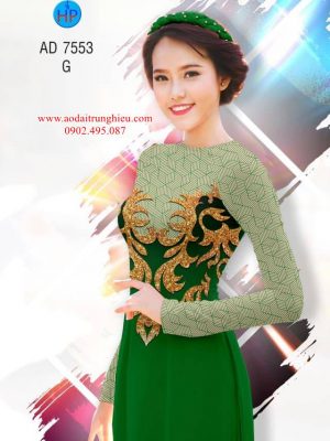 Vải áo dài Hoa văn sang chảnh mới ra AD 7553 22 1563292226 605 Vai ao dai Hoa van sang chanh moi ra AD