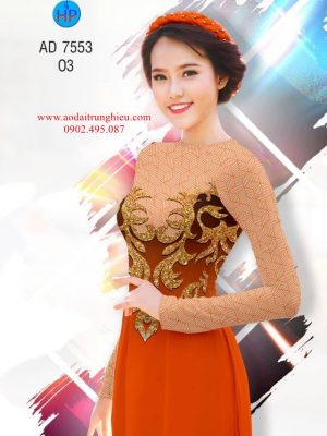 Vải áo dài Hoa văn sang chảnh mới ra AD 7553 26 1563292226 734 Vai ao dai Hoa van sang chanh moi ra AD