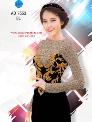 Vải áo dài Hoa văn sang chảnh mới ra AD 7553 24 1563292226 971 Vai ao dai Hoa van sang chanh moi ra AD