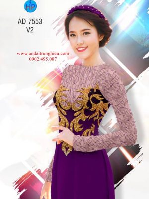 Vải áo dài Hoa văn sang chảnh mới ra AD 7553 36 1563292227 223 Vai ao dai Hoa van sang chanh moi ra AD