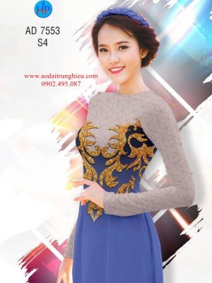 Vải áo dài Hoa văn sang chảnh mới ra AD 7553 35 1563292227 367 Vai ao dai Hoa van sang chanh moi ra AD