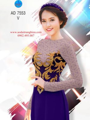 Vải áo dài Hoa văn sang chảnh mới ra AD 7553 37 1563292227 626 Vai ao dai Hoa van sang chanh moi ra AD