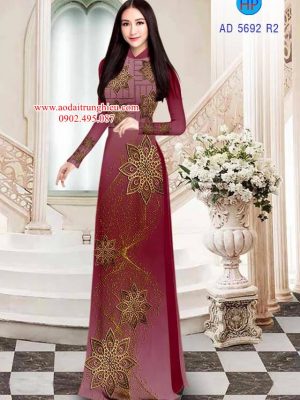 Vải áo dài Hoa văn đẹp sang kiểu mới AD 5692 30 1563292374 264 Vai ao dai Hoa van dep sang kieu moi AD
