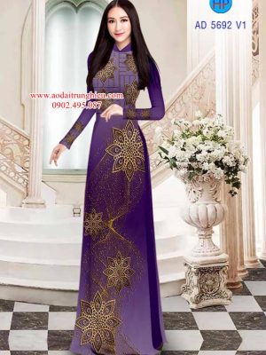 Vải áo dài Hoa văn đẹp sang kiểu mới AD 5692 36 1563292375 386 Vai ao dai Hoa van dep sang kieu moi AD