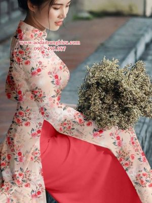 Vải áo dài hoa đều kiểu mới AD TD A4183 12 1563373806 884 Vai ao dai hoa deu kieu moi AD TD A4183