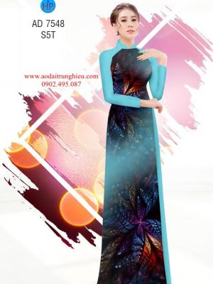 Vải áo dài Hoa ảo 3D kiểu mới AD 7548 23 1563374222 323 Vai ao dai Hoa ao 3D kieu moi AD 7548