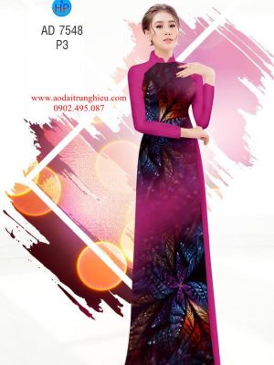 Vải áo dài Hoa ảo 3D kiểu mới AD 7548 21 1563374222 338 Vai ao dai Hoa ao 3D kieu moi AD 7548