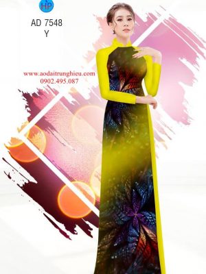 Vải áo dài Hoa ảo 3D kiểu mới AD 7548 25 1563374222 340 Vai ao dai Hoa ao 3D kieu moi AD 7548