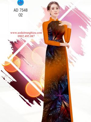 Vải áo dài Hoa ảo 3D kiểu mới AD 7548 27 1563374222 920 Vai ao dai Hoa ao 3D kieu moi AD 7548