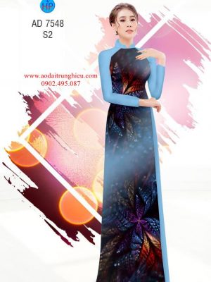 Vải áo dài Hoa ảo 3D kiểu mới AD 7548 29 1563374223 15 Vai ao dai Hoa ao 3D kieu moi AD 7548