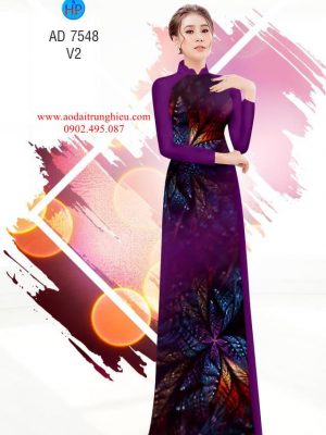 Vải áo dài Hoa ảo 3D kiểu mới AD 7548 30 1563374223 838 Vai ao dai Hoa ao 3D kieu moi AD 7548