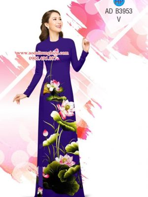 Vải áo dài hoa Sen thiết kế 2019 AD B3953 31 1563374359 431 Vai ao dai hoa Sen thiet ke 2019 AD B3953