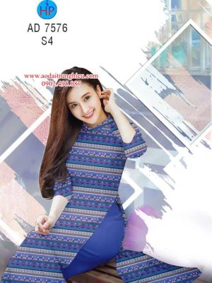 Vải áo dài Hoa văn thổ cẩm mới ra AD 7576 28 1563720811 542 Vai ao dai Hoa van tho cam moi ra AD
