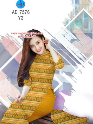 Vải áo dài Hoa văn thổ cẩm mới ra AD 7576 31 1563720811 869 Vai ao dai Hoa van tho cam moi ra AD