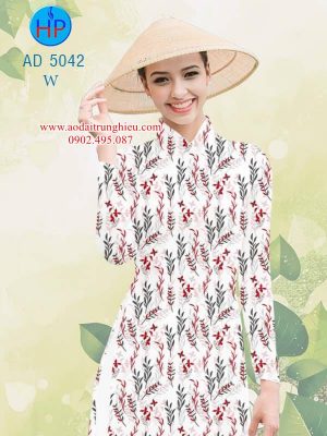 Vải áo dài Lá xinh kiểu mới AD 5042 24 1563793325 316 Vai ao dai La xinh kieu moi AD 5042