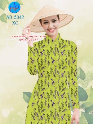 Vải áo dài Lá xinh kiểu mới AD 5042 33 1563793325 367 Vai ao dai La xinh kieu moi AD 5042