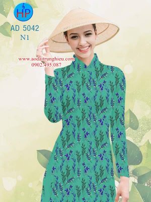 Vải áo dài Lá xinh kiểu mới AD 5042 34 1563793325 467 Vai ao dai La xinh kieu moi AD 5042