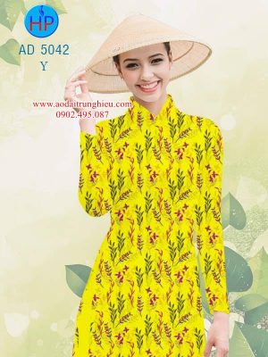 Vải áo dài Lá xinh kiểu mới AD 5042 27 1563793325 816 Vai ao dai La xinh kieu moi AD 5042